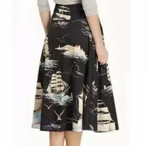Leif Notes Anthropolgie midi Sailboat skirt